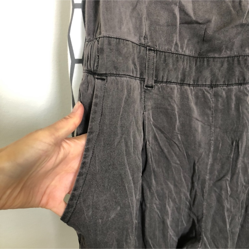 FREE PEOPLE Comfy fit Charcoal Jumpsuit - Picture 5 of 8